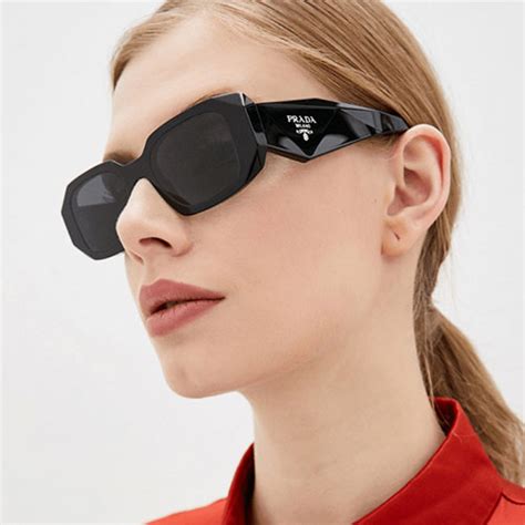 prada pr17ws-1ab5s0/87-49|Prada Symbole Rectangular Women's Sunglasses, PR 17WS.